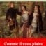 Comme il vous plaira (William Shakespeare) | Ebook epub, pdf, Kindle