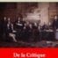De la Critique (Emile Zola) | Ebook epub, pdf, Kindle