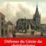 Défense du génie du christianisme (Chateaubriand) | Ebook epub, pdf, Kindle