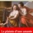 La plainte d'une amante (William Shakespeare) | Ebook epub, pdf, Kindle