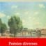 Poésies diverses (Alfred de Musset) | Ebook epub, pdf, Kindle